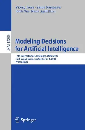 Torra / Agell / Narukawa |  Modeling Decisions for Artificial Intelligence | Buch |  Sack Fachmedien