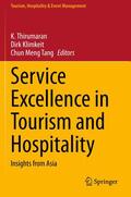 Thirumaran / Tang / Klimkeit |  Service Excellence in Tourism and Hospitality | Buch |  Sack Fachmedien