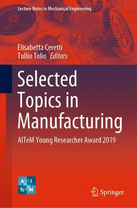 Tolio / Ceretti |  Selected Topics in Manufacturing | Buch |  Sack Fachmedien