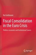 Guthmann |  Fiscal Consolidation in the Euro Crisis | Buch |  Sack Fachmedien