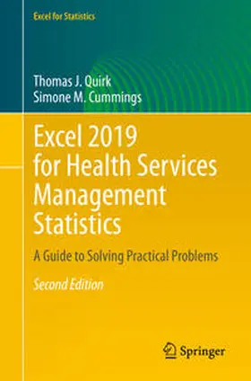 Quirk / Cummings | Excel 2019 for Health Services Management Statistics | E-Book | sack.de