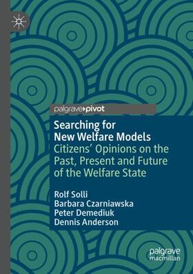 Solli / Anderson / Czarniawska | Searching for New Welfare Models | Buch | 978-3-030-58230-2 | sack.de