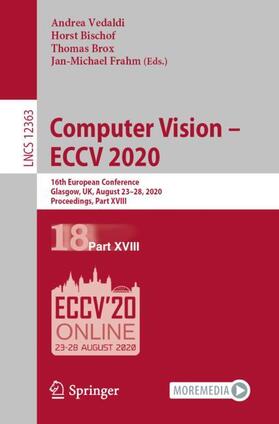 Vedaldi / Frahm / Bischof | Computer Vision ¿ ECCV 2020 | Buch | 978-3-030-58522-8 | sack.de