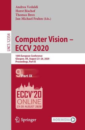 Vedaldi / Frahm / Bischof | Computer Vision ¿ ECCV 2020 | Buch | 978-3-030-58544-0 | sack.de