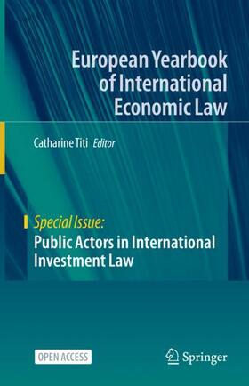 Titi |  Public Actors in International Investment Law | Buch |  Sack Fachmedien