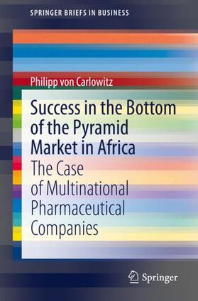 von Carlowitz | Success in the Bottom of the Pyramid Market in Africa | Buch | 978-3-030-59067-3 | sack.de
