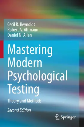 Reynolds / Allen / Altmann |  Mastering Modern Psychological Testing | Buch |  Sack Fachmedien