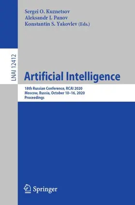 Kuznetsov / Yakovlev / Panov | Artificial Intelligence | Buch | 978-3-030-59534-0 | sack.de