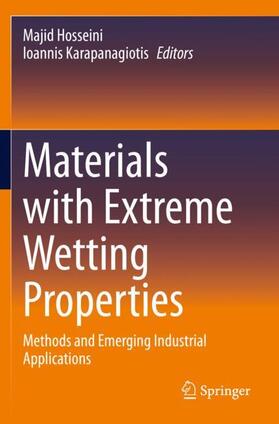 Karapanagiotis / Hosseini |  Materials with Extreme Wetting Properties | Buch |  Sack Fachmedien