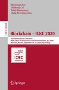Chen / Zhang / Cui |  Blockchain ¿ ICBC 2020 | Buch |  Sack Fachmedien
