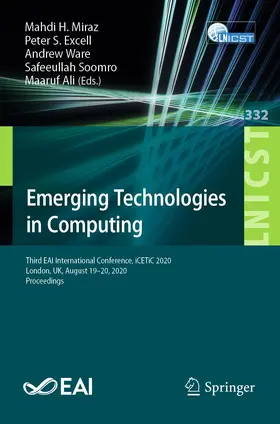Miraz / Excell / Ware |  Emerging Technologies in Computing | Buch |  Sack Fachmedien