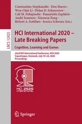 Stephanidis / Harris / Schwarz | HCI International 2020 – Late Breaking Papers: Cognition, Learning and Games | E-Book | sack.de