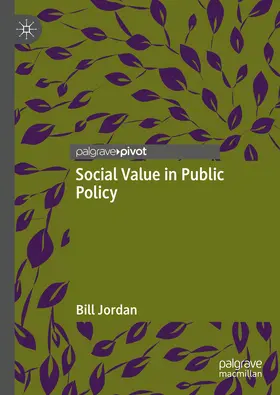 Jordan |  Social Value in Public Policy | eBook | Sack Fachmedien