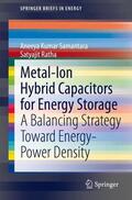 Ratha / Samantara |  Metal-Ion Hybrid Capacitors for Energy Storage | Buch |  Sack Fachmedien