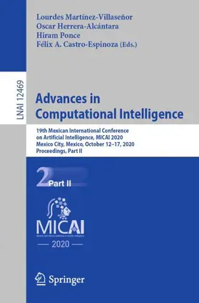 Martínez-Villaseñor / Castro-Espinoza / Herrera-Alcántara |  Advances in Computational Intelligence | Buch |  Sack Fachmedien