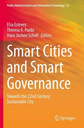 Estevez / Scholl / Pardo |  Smart Cities and Smart Governance | Buch |  Sack Fachmedien