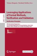 Steffen / Margaria |  Leveraging Applications of Formal Methods, Verification and Validation: Verification Principles | Buch |  Sack Fachmedien