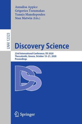 Appice / Matwin / Tsoumakas |  Discovery Science | Buch |  Sack Fachmedien