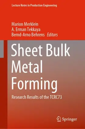 Merklein / Behrens / Tekkaya |  Sheet Bulk Metal Forming | Buch |  Sack Fachmedien