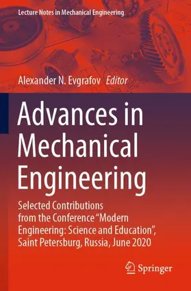 Evgrafov |  Advances in Mechanical Engineering | Buch |  Sack Fachmedien