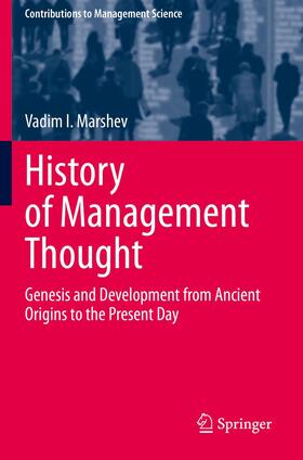 Marshev |  History of Management Thought | Buch |  Sack Fachmedien