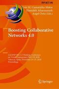 Camarinha-Matos / Ortiz / Afsarmanesh |  Boosting Collaborative Networks 4.0 | Buch |  Sack Fachmedien