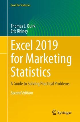 Rhiney / Quirk | Excel 2019 for Marketing Statistics | Buch | 978-3-030-62780-5 | sack.de