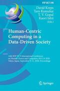 Kreps / Ishii / Komukai |  Human-Centric Computing in a Data-Driven Society | Buch |  Sack Fachmedien