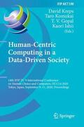 Kreps / Ishii / Komukai |  Human-Centric Computing in a Data-Driven Society | Buch |  Sack Fachmedien