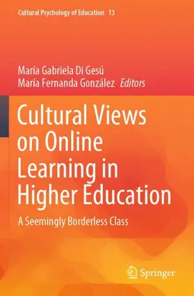 González / Di Gesú |  Cultural Views on Online Learning in Higher Education | Buch |  Sack Fachmedien
