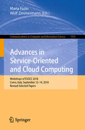 Fazio / Zimmermann |  Advances in Service-Oriented and Cloud Computing | eBook | Sack Fachmedien