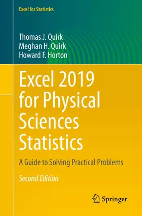 Quirk / Horton |  Excel 2019 for Physical Sciences Statistics | Buch |  Sack Fachmedien