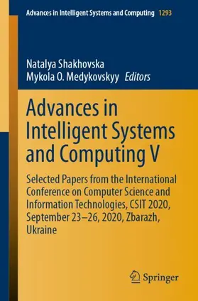 Medykovskyy / Shakhovska |  Advances in Intelligent Systems and Computing V | Buch |  Sack Fachmedien