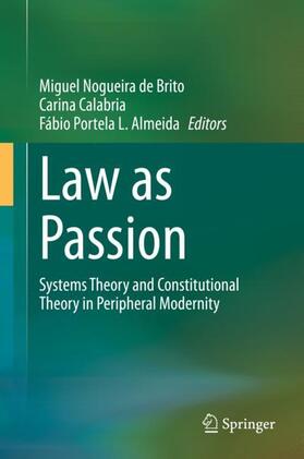 Nogueira de Brito / Portela L. Almeida / Calabria | Law as Passion | Buch | 978-3-030-63500-8 | sack.de