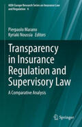 Marano / Noussia |  Transparency in Insurance Regulation and Supervisory Law | eBook | Sack Fachmedien