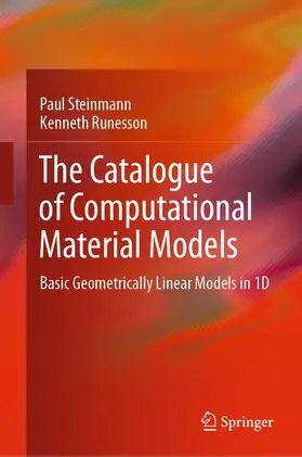 Runesson / Steinmann |  The Catalogue of Computational Material Models | Buch |  Sack Fachmedien
