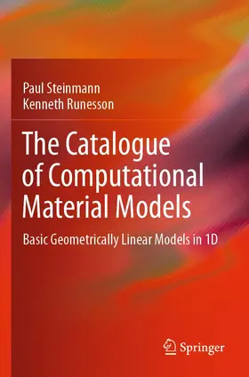 Steinmann / Runesson |  The Catalogue of Computational Material Models | Buch |  Sack Fachmedien