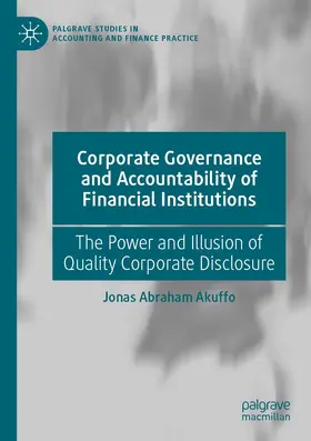Akuffo |  Corporate Governance and Accountability of Financial Institutions | Buch |  Sack Fachmedien