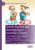 Rédai / Tsouroufli |  Gender Equality and Stereotyping in Secondary Schools | Buch |  Sack Fachmedien