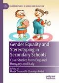 Tsouroufli / Rédai |  Gender Equality and Stereotyping in Secondary Schools | eBook | Sack Fachmedien