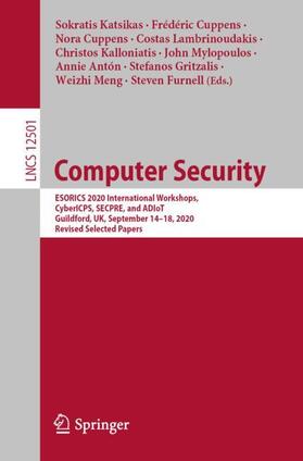 Katsikas / Kalloniatis / Cuppens |  Computer Security | Buch |  Sack Fachmedien