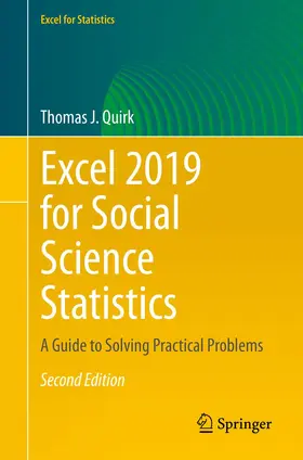 Quirk |  Excel 2019 for Social Science Statistics | Buch |  Sack Fachmedien