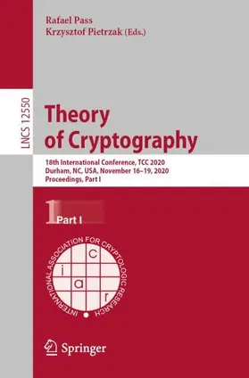Pietrzak / Pass | Theory of Cryptography | Buch | 978-3-030-64374-4 | sack.de