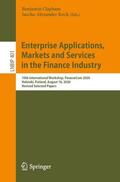 Koch / Clapham |  Enterprise Applications, Markets and Services in the Finance Industry | Buch |  Sack Fachmedien