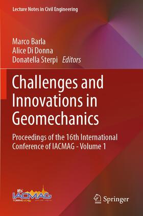 Barla / Sterpi / Di Donna |  Challenges and Innovations in Geomechanics | Buch |  Sack Fachmedien