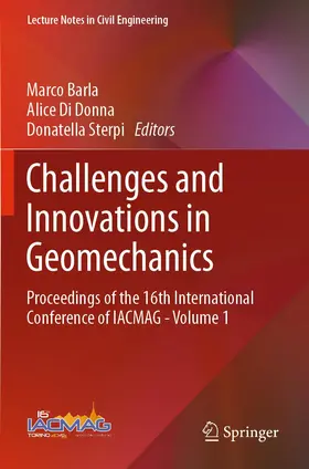 Barla / Sterpi / Di Donna |  Challenges and Innovations in Geomechanics | Buch |  Sack Fachmedien