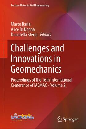 Barla / Sterpi / Di Donna | Challenges and Innovations in Geomechanics | Buch | 978-3-030-64517-5 | sack.de