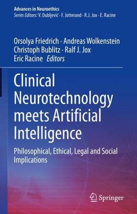 Friedrich / Wolkenstein / Racine | Clinical Neurotechnology meets Artificial Intelligence | Buch | 978-3-030-64589-2 | sack.de