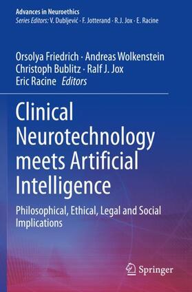 Friedrich / Wolkenstein / Racine |  Clinical Neurotechnology meets Artificial Intelligence | Buch |  Sack Fachmedien