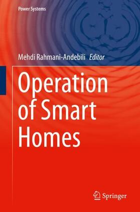 Rahmani-Andebili | Operation of Smart Homes | Buch | 978-3-030-64914-2 | sack.de